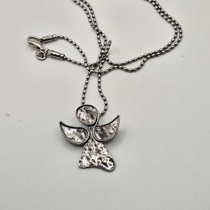 ⬇️Silpada Chain with Silpada “Watch Over Me" Angel Pendant/Pin ⬇️PRICE DROP⬇️